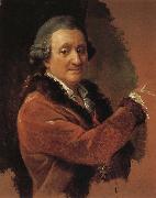 Pompeo Batoni Self-portrait painting